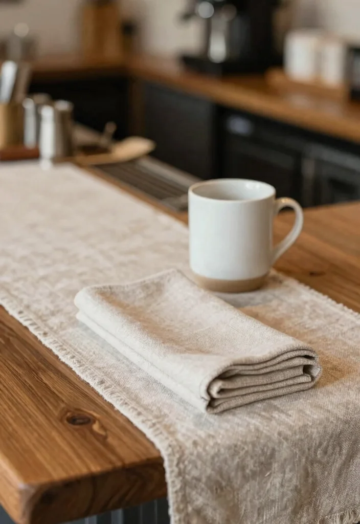 14 Coffee Bar Simple Ideas That Still Look Stylish - 10. Use of Textiles 1