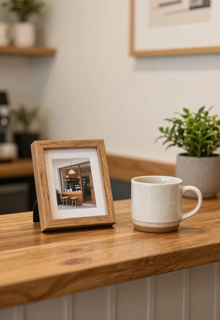 14 Coffee Bar Simple Ideas That Still Look Stylish - 12. Personal Touches 1