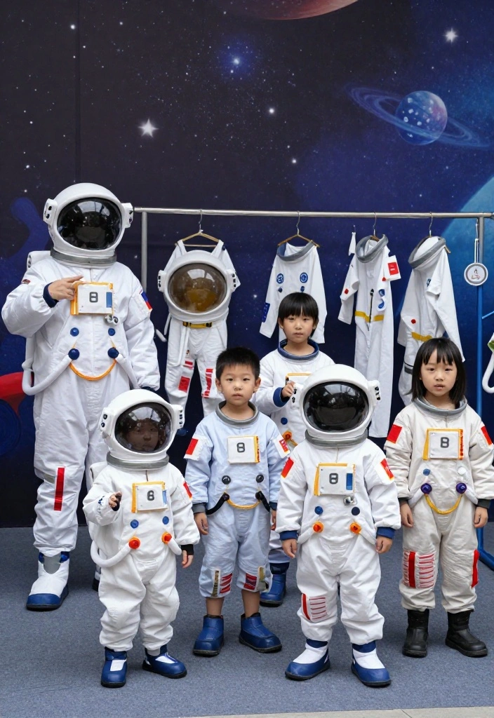 15 Astronaut Party Decoration Ideas With Space Adventure - 6. Astronaut Costumes for Guests 1