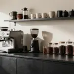 15 Black Coffee Bar Ideas With Bold Modern Edge