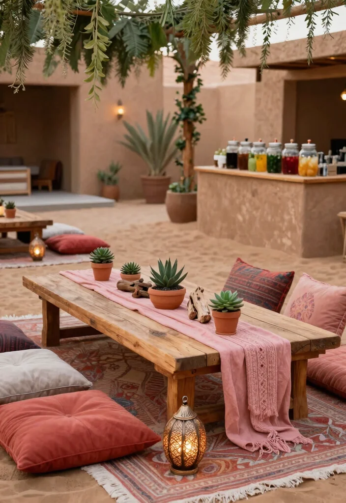 15 Chic Bohemian-Inspired 30th Birthday Party Themes for Women Decoration Ideas 1 15 Chic Bohemian-Inspired 30th Birthday Party Themes for Women Decoration Ideas - 1. Desert Oasis 1