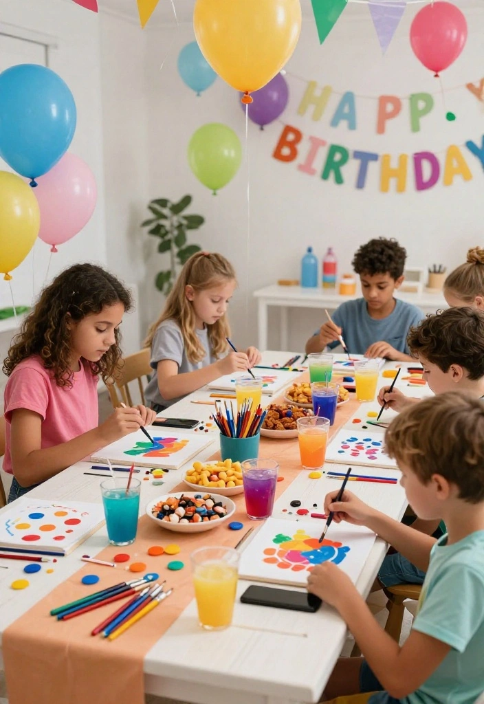 15 Chic Bohemian-Inspired 30th Birthday Party Themes for Women Decoration Ideas 42 15 Chic Bohemian-Inspired 30th Birthday Party Themes for Women Decoration Ideas - 12. Creative Arts and Crafts 1