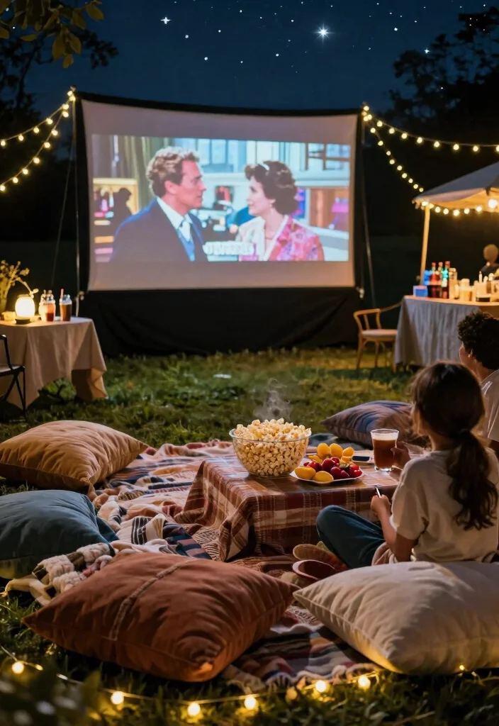 15 Chic Bohemian-Inspired 30th Birthday Party Themes for Women Decoration Ideas 43 15 Chic Bohemian-Inspired 30th Birthday Party Themes for Women Decoration Ideas - 13. Cozy Movie Night 1