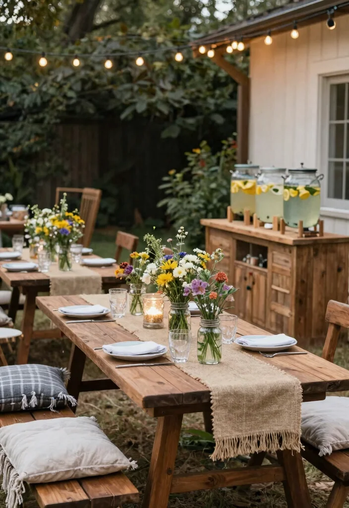 15 Chic Bohemian-Inspired 30th Birthday Party Themes for Women Decoration Ideas 28 15 Chic Bohemian-Inspired 30th Birthday Party Themes for Women Decoration Ideas - 8. Rustic Charm 1