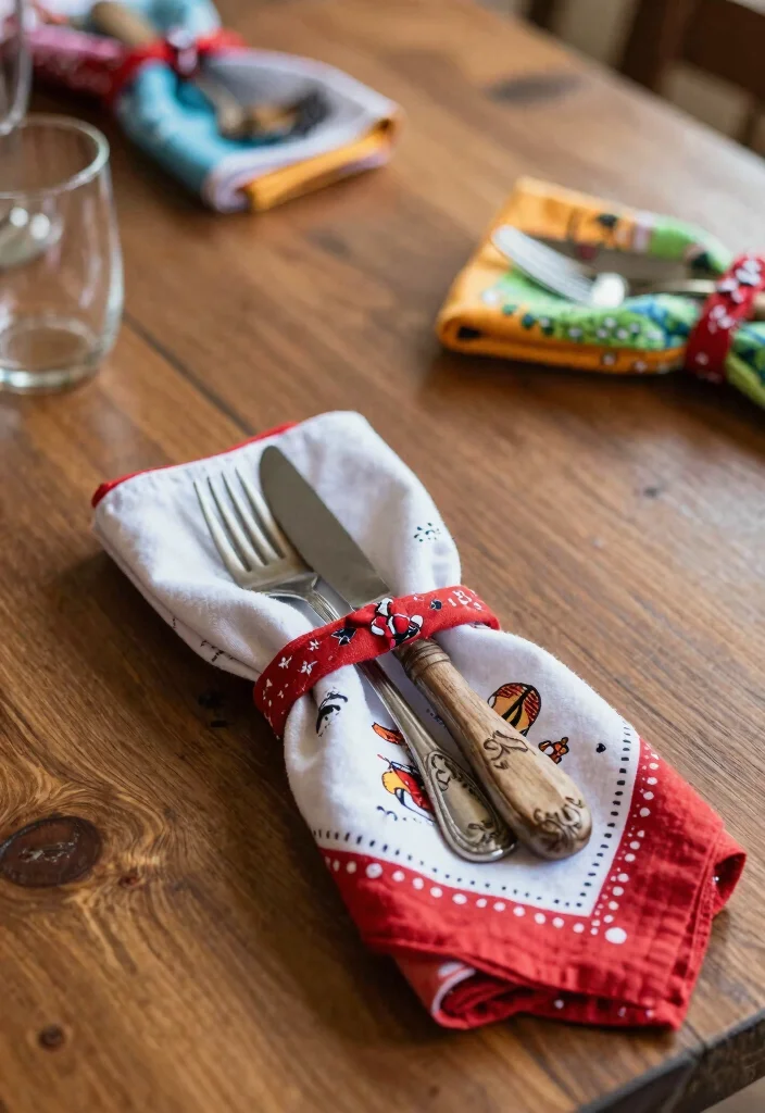 15 Cowgirl Party Decor Ideas With Western Flair - 11. Bandana Napkins 1