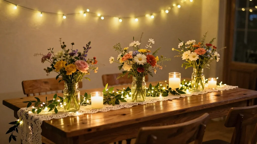 15 Engagement Party Table Decor Ideas With Romantic Glow