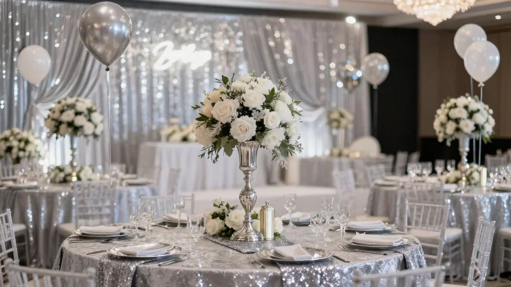 15 Silver Party Decor Ideas With Shimmering Style