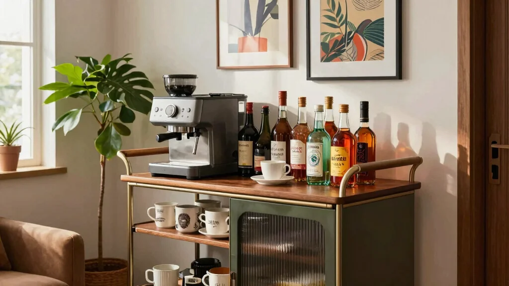 16 Coffee and Alcohol Bar Ideas for the Ultimate Setup