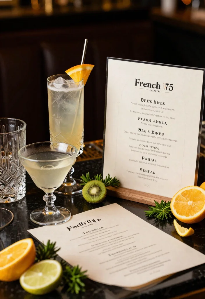 16 Gatsby Decoration Party Ideas With Vintage Glam - 13. Signature Gatsby Cocktails 1