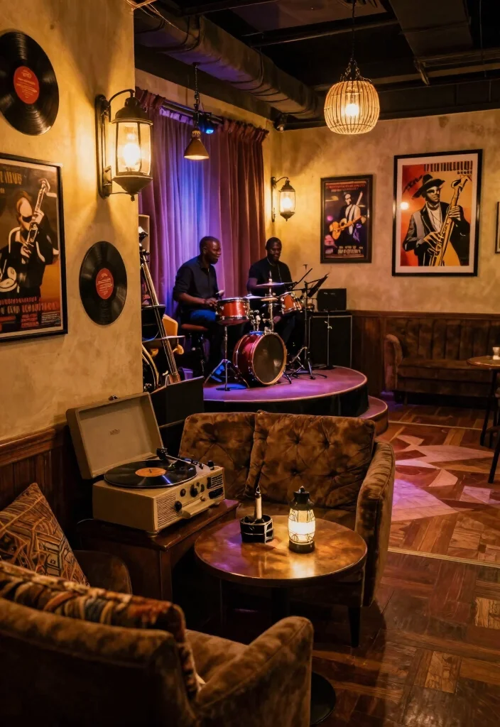 16 Gatsby Decoration Party Ideas With Vintage Glam - 5. Classic Jazz Music Corner 1