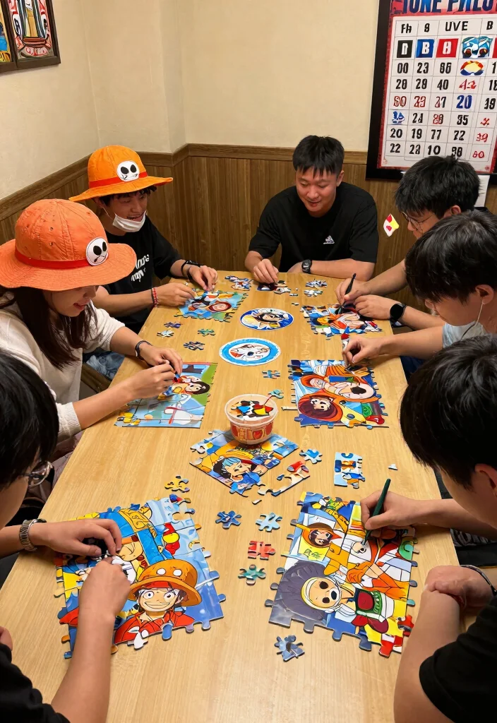 16 One Piece Decoration Party Ideas Anime Fans Will Love - 11. One Piece Puzzles and Games 1