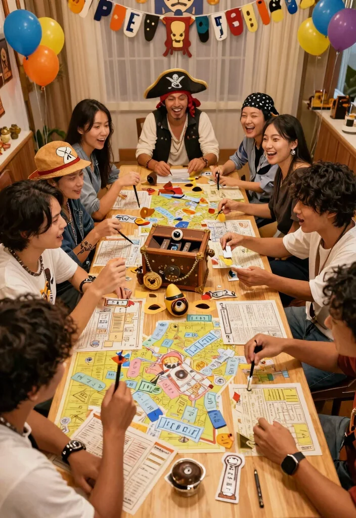 16 One Piece Decoration Party Ideas Anime Fans Will Love - 8. Treasure Hunt Adventure 1