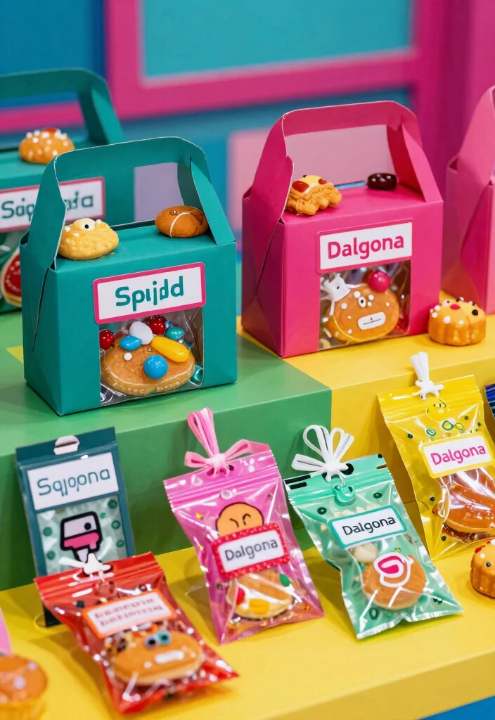 16 Squid Game Theme Party Decor Ideas With Bold Drama - 10. Themed Party Favors 1