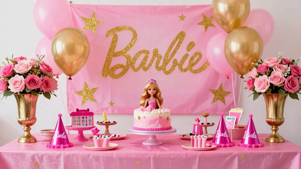 17 Barbie Theme Party Decoration Ideas With Pink Glam