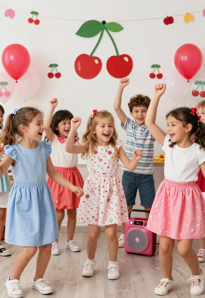 17 Cherry Theme Birthday Party Decoration Ideas With Sweet Touch - 14. Cherry-themed Music Playlist 1