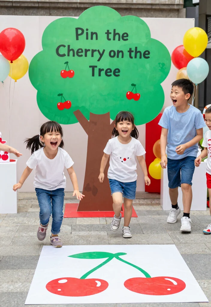 17 Cherry Theme Birthday Party Decoration Ideas With Sweet Touch - 16. Cherry-themed Games 1