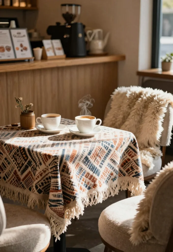 17 Coffee and Tea Bar Ideas That Feel Cozy & Chic - 13. Cozy Textiles 1