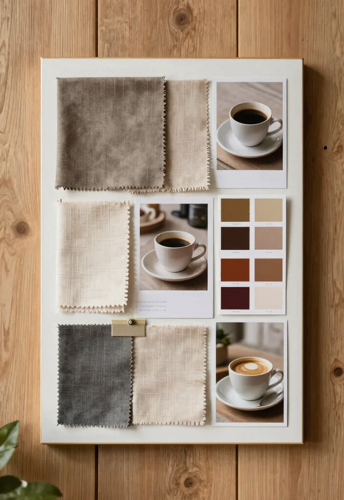 17 Coffee and Tea Bar Ideas That Feel Cozy & Chic - 9. Mood Board Inspiration 1