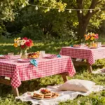 17 Gingham Party Decor Ideas With Cute Picnic Charm