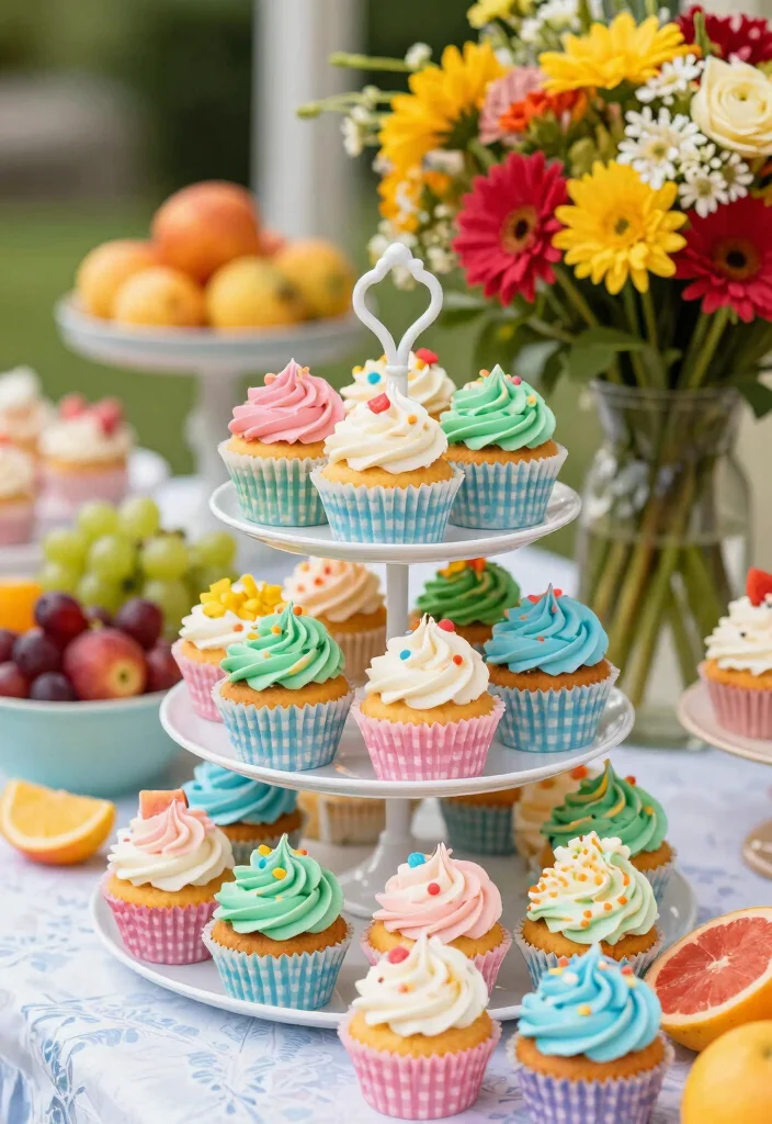 17 Gingham Party Decor Ideas With Cute Picnic Charm - 4. Gingham Cupcake Liners 1