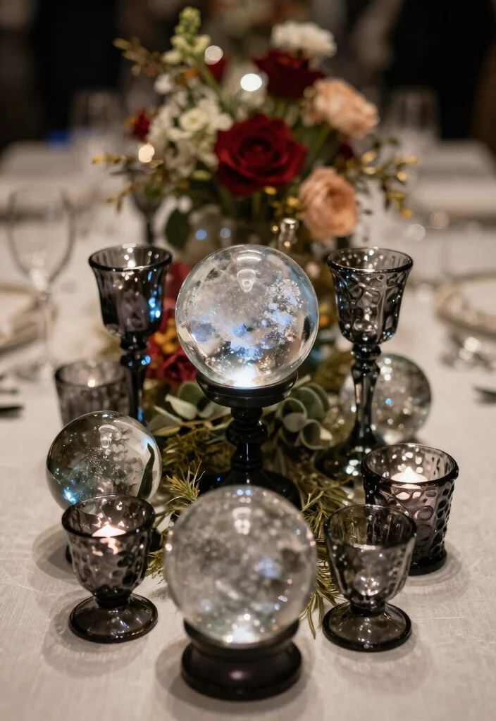 17 Halloween Party Decor 2026 Trending Ideas With Spooky Chic Style - 10. Mystical Centerpieces 1