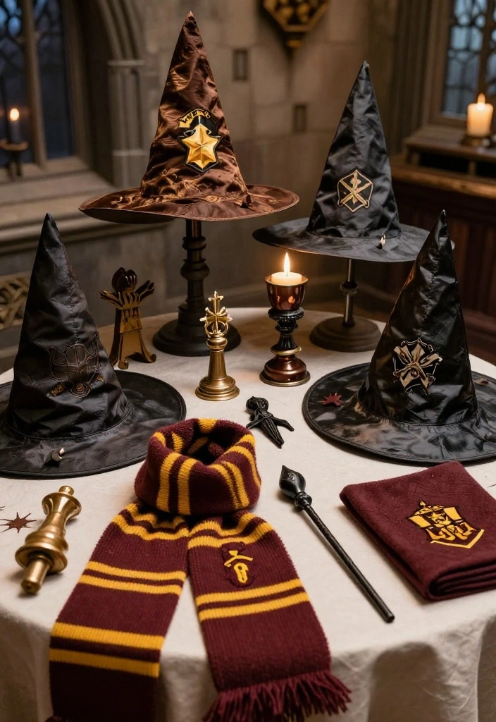 17 Harry Potter Party Decor Ideas With Magical Touch - 6. Themed Party Accessories 1