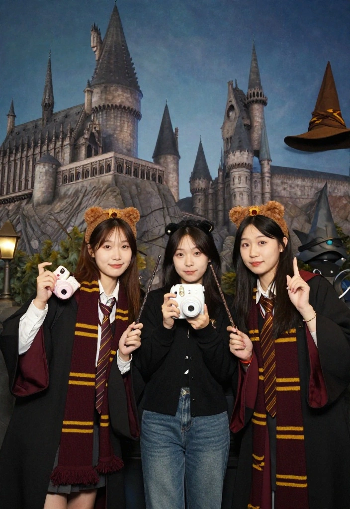 17 Harry Potter Party Decor Ideas With Magical Touch - 8. Magical Photo Booth 1