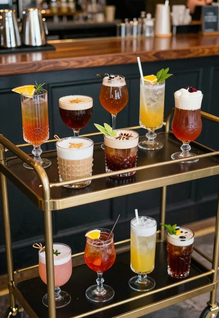 18 Coffee and Snack Bar Ideas That Guests Will Love - 15. Coffee Bar with a Twist 1