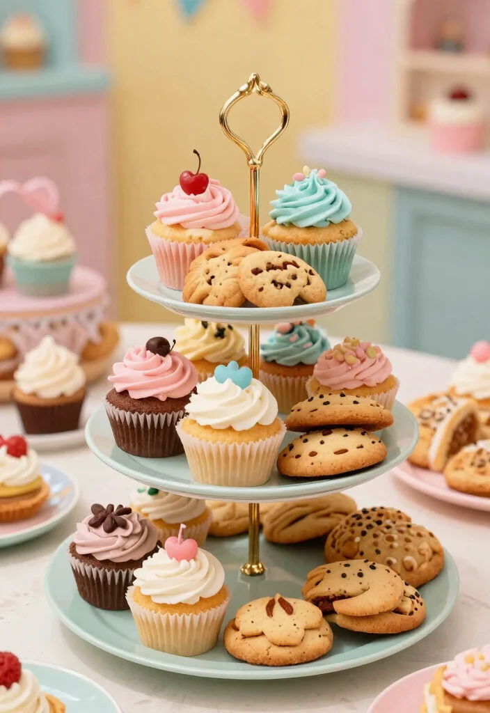 18 Coffee and Snack Bar Ideas That Guests Will Love - 7. Sweet Treats Display 1