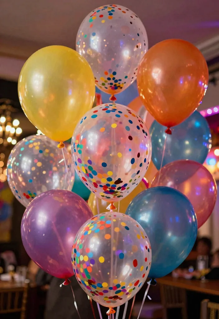 18 New Year Party Decor Ideas That Sparkle Bright - 7. Sustainable Confetti Balloons 1