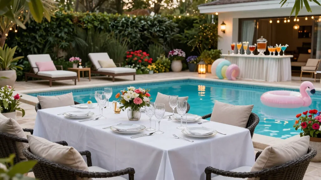 18 Pool Party Ideas for Adults Decoration That Feel Luxe